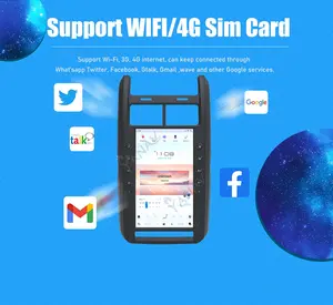 13,6 "para pantalla Tesla Audio estéreo reproductor Multimedia navegación GPS Android Radio de coche para Dodge Journey JCUV 2008-2013 - Product Image 2