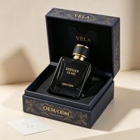 Flacon de parfum personnalisé avec logo, forme plate unique, vaporisateur à fine brume, 30 ml, 50 ml, 100 ml, emballage de luxe en verre pour la présentation de parfums