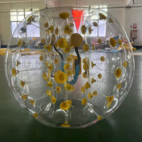 Promotion : Ballons gonflables portables pour jeux d'équipe en extérieur, Ballons de football à bulles, Ballons Zorb, et Structures gonflables pour fêtes