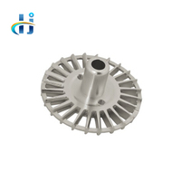 Impeller de turbo en acier inoxydable usiné CNC, pièces OEM, services de découpe par électroérosion à fil et de moulage à cire perdue, usinage certifié ISO9001