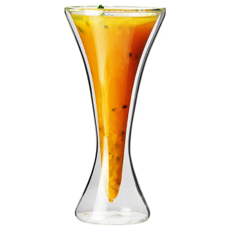 Стеклянная чашка для мартини объемом 8 унций, Прозрачные коктейльные очки для мартини с изолированными двойными стенками, бокалы для мартини, Коктейльная премиальная упаковка для подарка
