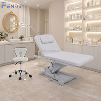 Table de soin du visage réglable à 2 moteurs, lit de beauté électrique pour spa et clinique