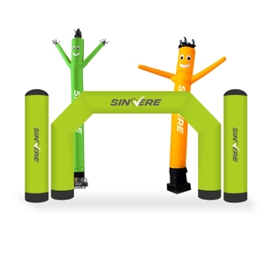 Hot bán tùy chỉnh thể thao ngoài trời Racing inflatables cổng tò vò quảng cáo kết thúc vòm bơm hơi - Product Image 1