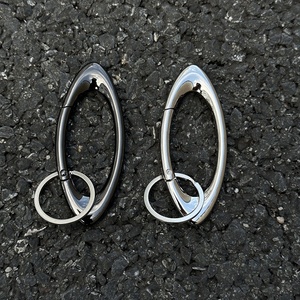 Oval Carabiner Keychain Heavy Duty Zinc Alloy Spring Snap Hook for Outdoor Camping Hiking <strong>Key</strong> <strong>Organizer</strong> - Product Image 2