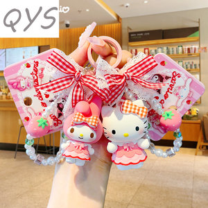 พวงกุญแจสายรัดข้อมือ PVC QYS ตุ๊กตาการ์ตูน 3 มิติ จี้ห้อยกระเป๋านุ่มนิ่ม พวงกุญแจ ของขวัญส่งเสริมการขาย - Product Image 4
