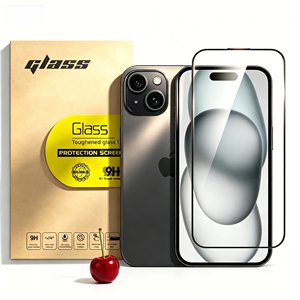 Protection d'écran en verre trempé transparent triple résistance (3x plus résistant) avec impression soyeuse pour iPhone 17 16 Pro Max (lot de 3) - Product Image 1