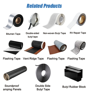 Cinta Impermeable de Butilo de <span class=keywords><strong>Alta</strong></span> Densidad ANTI <span class=keywords><strong>Flex</strong></span>, Cinta Autoadhesiva de Aluminio, Suministro al por Mayor, Sellado de Techos, Reparación de Grietas en Paredes - Product Image 3