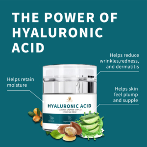 Private Label Anti invecchiamento rughe idratante idratante crema per il viso acido ialuronico - Product Image 2