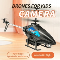 Helicóptero RC 4DRC M6 con Cámara WiFi FPV 480P, Evitación de Obstáculos, Control por Aplicación, Vuelo por Trayectoria, Juguete de Avión para Principiantes