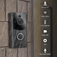 Chuông Cửa Video WiFi Mới Với Bộ Lưu Trữ Và Nói Chuyện Hai Chiều Chuông Cửa Thông Minh Camera An Ninh Phát Hiện Chuyển Động PIR