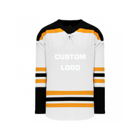 Maillot de hockey sur glace OEM & ODM avec LOGO personnalisé Maillot de hockey sur glace sublimé grande taille pour hommes