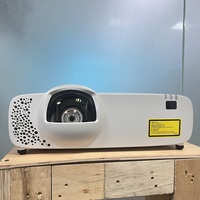 Proyektor Video lempar pendek 4800 Lumen, proyektor Laser 4k untuk Museum proyeksi mendalam