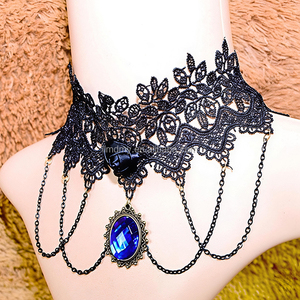 27 styles de colliers ras du cou en dentelle noire de style victorien gothique pour mariage, bals de promo, fêtes à thème vintage, défilés, carnaval de <span class=keywords><strong>Venise</strong></span> et d'Espagne - Product Image 1