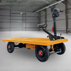 Carro de transporte de carro eléctrico de plataforma de coche de camión de plataforma plana eléctrica de gran oferta <span class=keywords><strong>para</strong></span> almacén de transporte de carga - Product Image 4