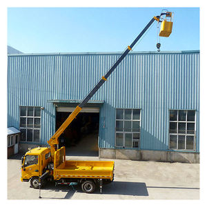 Mesin pengangkat Cina baru 8 Ton teleskop Boom truk terpasang derek 8ton Dump Truck Mount Crane untuk dijual - Product Image 3