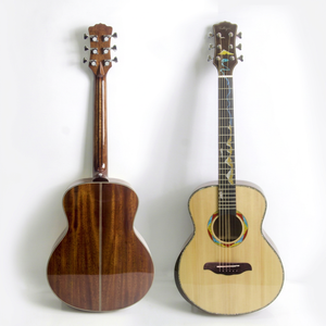 Guitares acoustiques en bois massif de qualité supérieure, 36 et 41 pouces, épicéa et acajou, directement de l'usine, pour la performance - Product Image 1