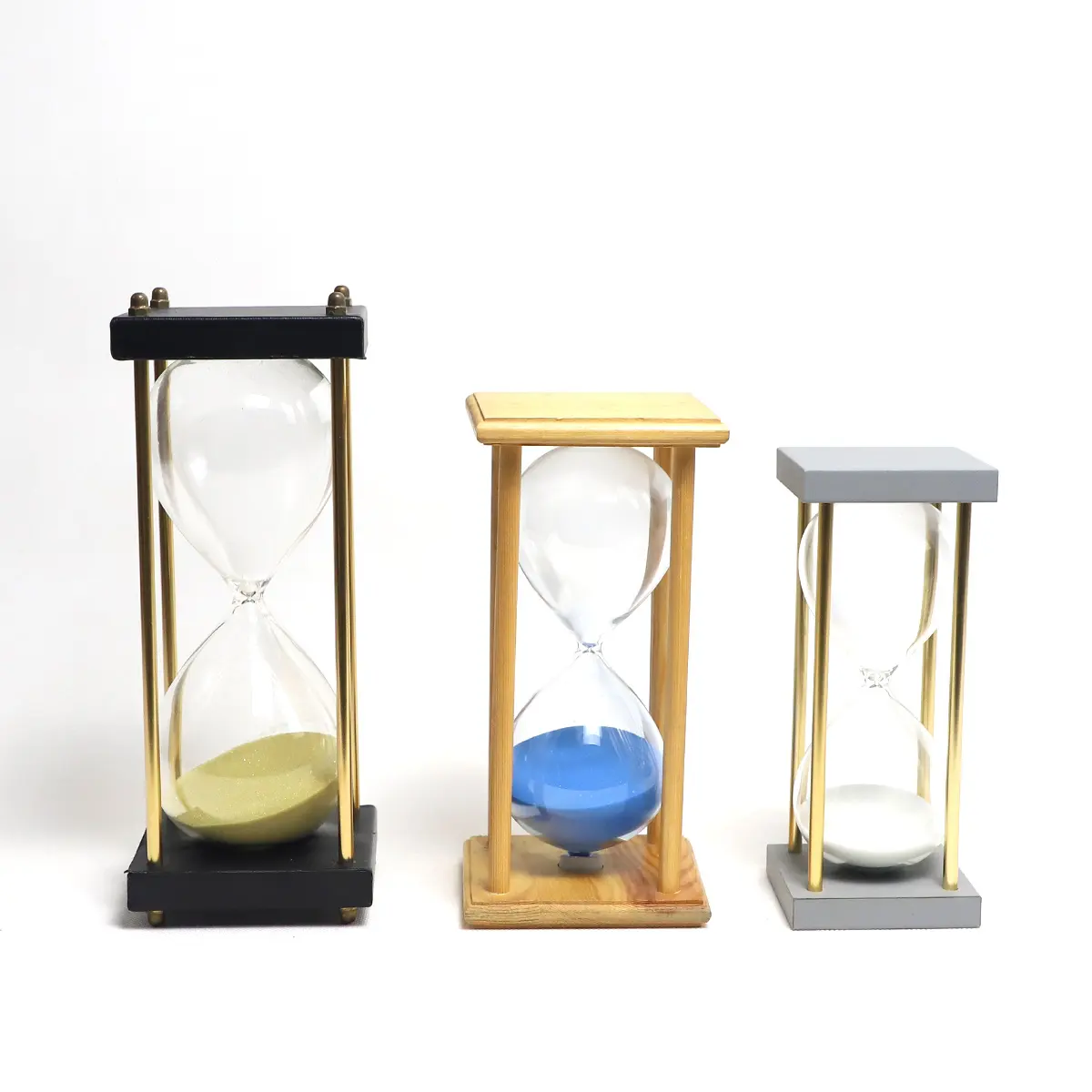 Уникальные стеклянные подарки ремесла Новинка Песочные часы Таймер для подарка стеклянный песок таймер с логотипом