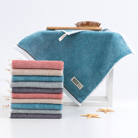 Wholesale Bamboo Fiber Washcloth Face Towel Ultra Soft Facial Cleansing Cloth Beauty Towel Quick Dry Wash Cloth