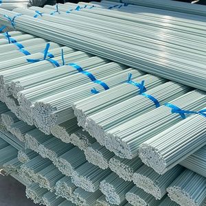 Pali in fibra di vetro con asta solida FRP resistente per paletti da giardino pali di recinzione supporti per impianti-lavorazione di taglio personalizzata disponibile - Product Image 1