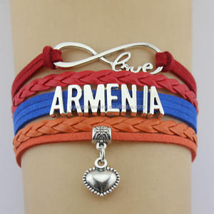 Modische individuelle Venezuela Moldawien Bulgarien Souvenir-Hand-Charmanter-Armbänder Großhandel für Damen - Product Image 4
