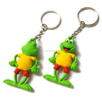 Porte-clés PVC design personnalisé pendentif porte-clés 3D Anime en caoutchouc souple breloques de dessin animé 3D mignon