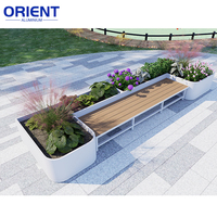 Fabricant de pots et jardinières de style moderne et élégant, combinés avec de grands jardinières d'extérieur pour le jardin