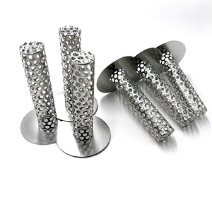 Tubo de filtro de punzonado Colador de acero inoxidable Pantalla de filtro Tubo de filtro de malla de alambre tejido redondo Colador de drenaje de piso perforado - Product Image 5