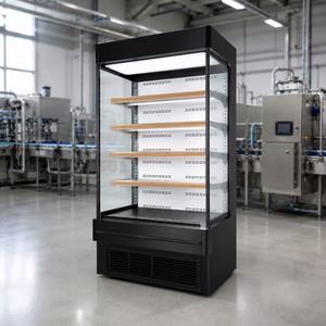 Vitrina Refrigerada Vertical Comercial de 2-8 Puertas ° Vitrina Refrigerada de Vidrio para Pasteles, Bebidas y Alimentos para Supermercados - Product Image 3