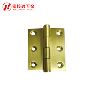 Yihuaxing Metal Brass Hinge 2 Inch Brushed Copper Furniture Door Hardware Minimalist Design - Product Image 3