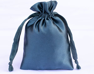 Bolsas de Satén con Logotipo Personalizado, Bolsa de Satén con Cordón para Empacar Extensiones de Cabello, Paquetes de Pelucas, Bolsas de Seda Suave con Cordón - Product Image 2