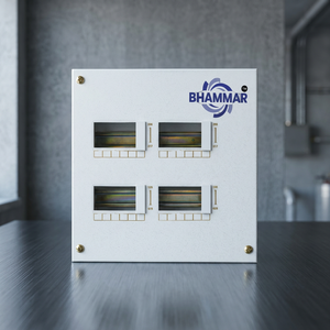 Metal MCB Distribution Box (Single Door-TPN) 16-Pole Premium Neutral Busbar Phase Link <b>Dummy</b> Plate KK22 Model - Product Image 4
