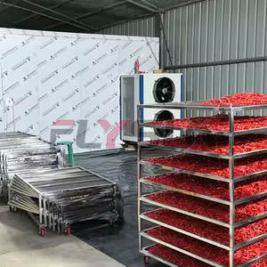 Séchoir à pompe à chaleur à entraînement par engrenages contrôlé par PLC, pour déshydratation automatique de piments et légumes, vente directe usine, pour la transformation alimentaire - Product Image 5