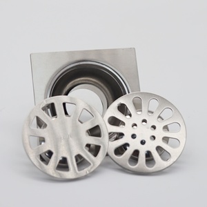 Bán Chạy Nắp Thoát Nước Hình Vuông Gắn Gạch Bồn Tắm Nắp Thoát Nước Sàn Nhà Tắm Bằng Thép Không Gỉ - Product Image 6