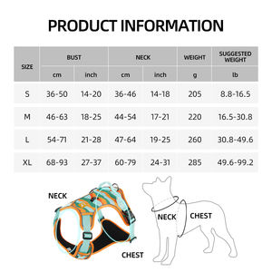 สายรัดสุนัขยุทธวิธีขนาดใหญ่แถบสะท้อนแสง - Product Image 6
