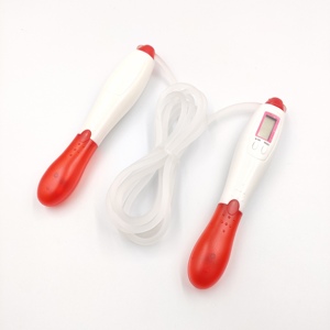 Compteur de calories électronique à LED, <span class=keywords><strong>corde</strong></span> à <span class=keywords><strong>sauter</strong></span>, réglable, intelligente, exercice, bleu et <span class=keywords><strong>rouge</strong></span>, 1 pièce - Product Image 2