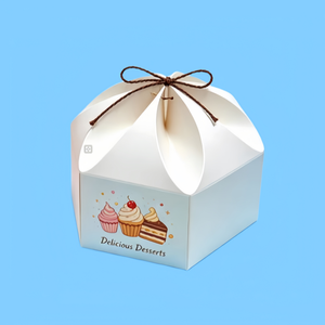Boîte à bonbons en forme de sac à main avec poignée et compartiments pour chocolats et pâtisseries, idéale pour les boulangeries, les snacks, les pâtisseries sucrées et les donuts. - Product Image 3