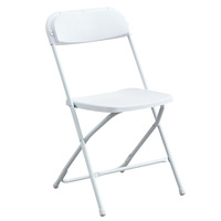 Chaise pliante en plastique au design moderne et minimaliste, empilable, pour bureau, conférence, école, exposition, loisirs, avec dossier