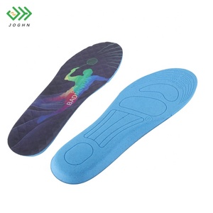 JOGHN-plantillas de zapatos suaves antideslizantes para <span class=keywords><strong>fascitis</strong></span> <span class=keywords><strong>Plantar</strong></span>, almohadillas de cojín de tacón, suelas planas de tela para correr - Product Image 4