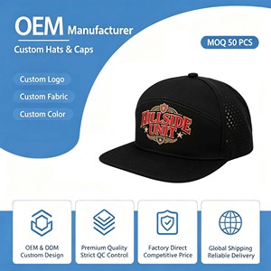 OEM Snapback Hats with Custom logo High Quality 3D Embroidery Camo <b>Flat</b> Brim Print Personnalisé Casquette Gorras <b>Cap</b> for <b>Men</b> - Product Image 1