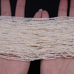 Perla Natural de agua dulce 1,8-2mm A/AA/AAA Mini perlas de patata hebra cuentas sueltas para la fabricación de joyas al por mayor - Product Image 2