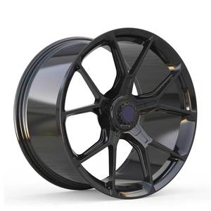 Nouvelles jantes en alliage d'aluminium forgé monobloc 25 mm peintes 5x112 5x120 5x139.7 24x14 - Product Image 3