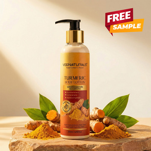 Lotion Corporelle Éclaircissante au Curcuma Pur Bio, Crème <span class=keywords><strong>Hydratante</strong></span> Apaisante Végane pour Femmes, Atténuation des Taches Brunes, Vente en Gros - Product Image 1