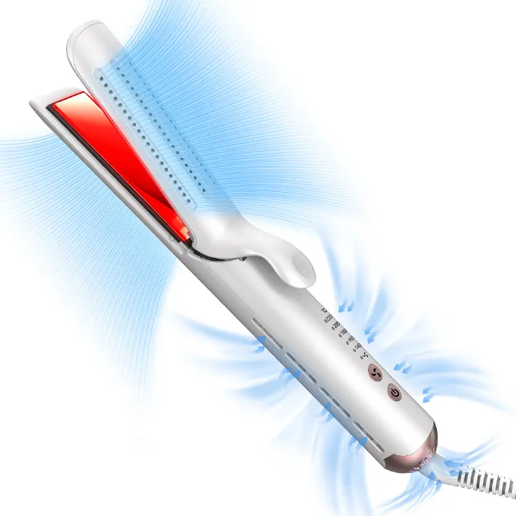 하이 퀄리티 냉각 공기 고급 헤어 스타일링 도구 전문 빠른 헤어 스트레이트너 2 in 1 헤어 스트레이트너