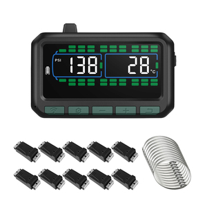 Truck <b>Tpms</b> 10 Wheels Tire Pressure Monitoring System Auto Tire Pressure Sensor - Product Image 1