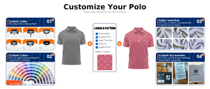 Polos de Golf Personalizados de Alta Calidad para Hombre, Corte Ajustado, de Secado Rápido, Antiarrugas, con Logotipo Bordado - Product Image 6