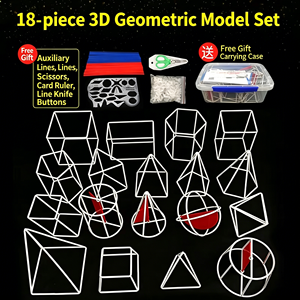 Modelos Geométricos Tridimensionales, Equipos Experimentales y Material Didáctico para Matemáticas <span class=keywords><strong>de</strong></span> Secundaria y Preparatoria - Product Image 1
