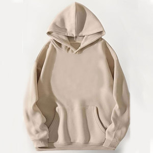 Vente en gros de sweats à capuche pour hommes de haute qualité avec logo personnalisé sur le devant, style streetwear d'hiver, en polyester et coton tissé, coupe régulière, uni - Product Image 1