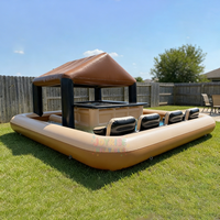 Piscine et bar gonflables en PVC pour fêtes en plein air, utilisation en extérieur, enfants et adultes, durables et résistants aux UV