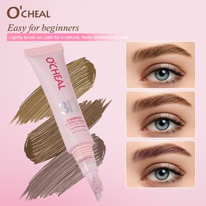 Crème colorante pour sourcils 3D O <span class=keywords><strong>CHEAL</strong></span>, couleur instantanée, longue tenue, imperméable, anti-bavures, 3 teintes, gel pour sourcils, vente en gros OEM - Product Image 5