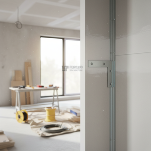 Piastra di Rinforzo Angolare in Metallo Resistente 120 X 120 mm Design Moderno Protezione Angolare FER0390 SIPA MINUTERIE - Product Image 3